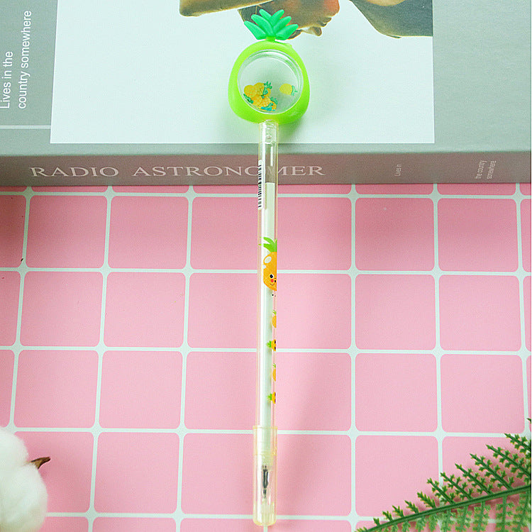 Lápiz de gel de zanahoria de frutas de plástico de plástico al por mayor